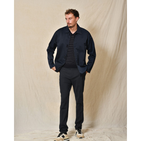 Pull bleu à rayures Eleventy