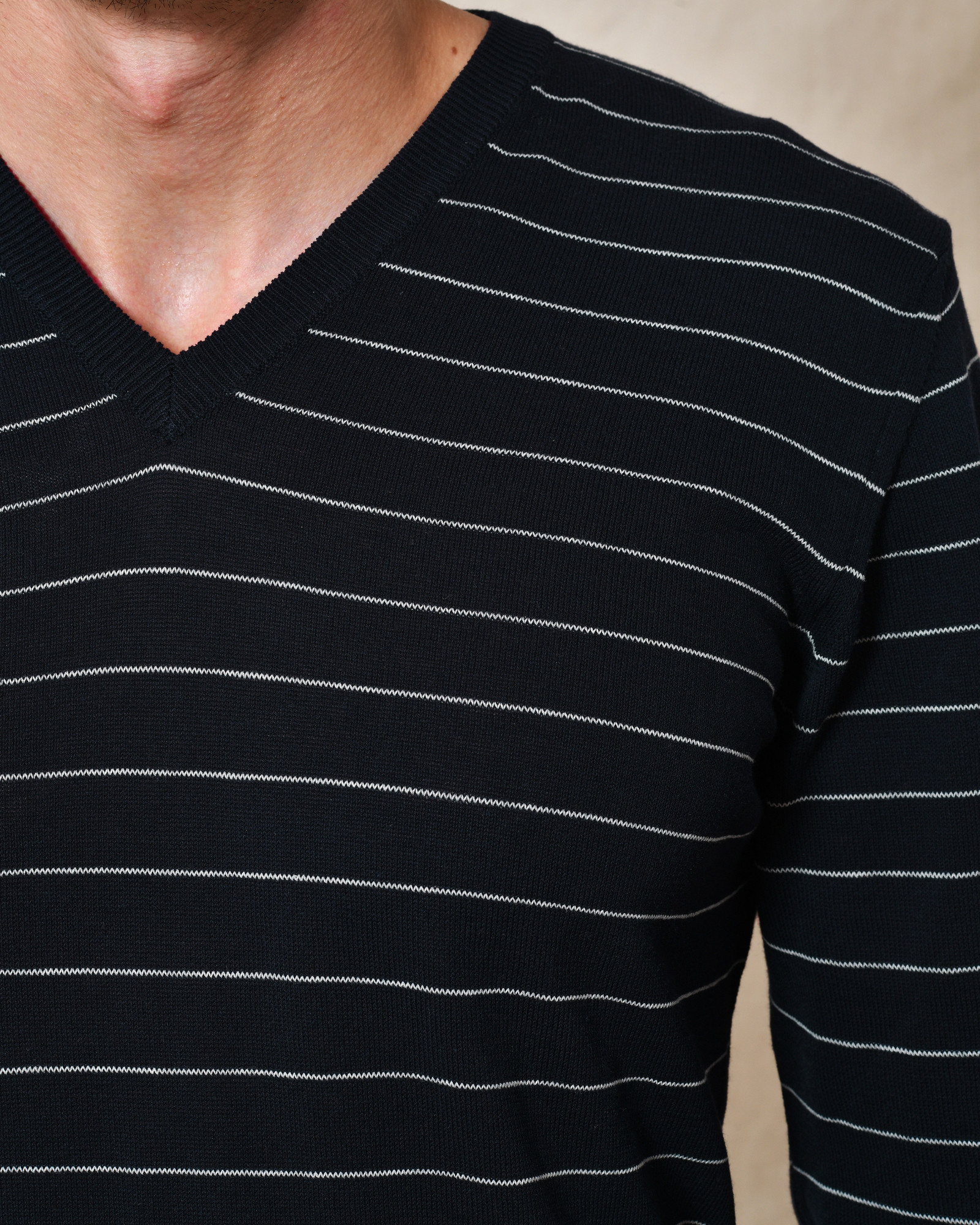 Pull bleu à rayures Eleventy