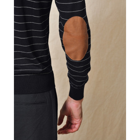 Pull bleu à rayures Eleventy