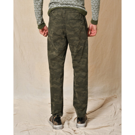 Pantalon droit effet velours Dondup