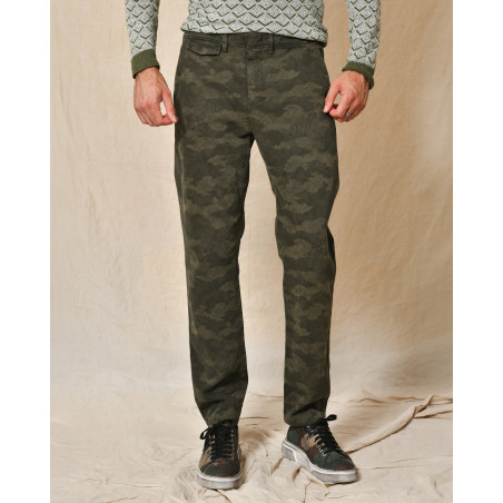 Pantalon droit effet velours Dondup