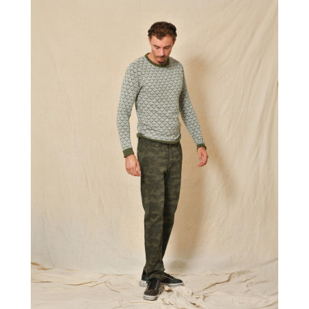 Pantalon droit effet velours Dondup