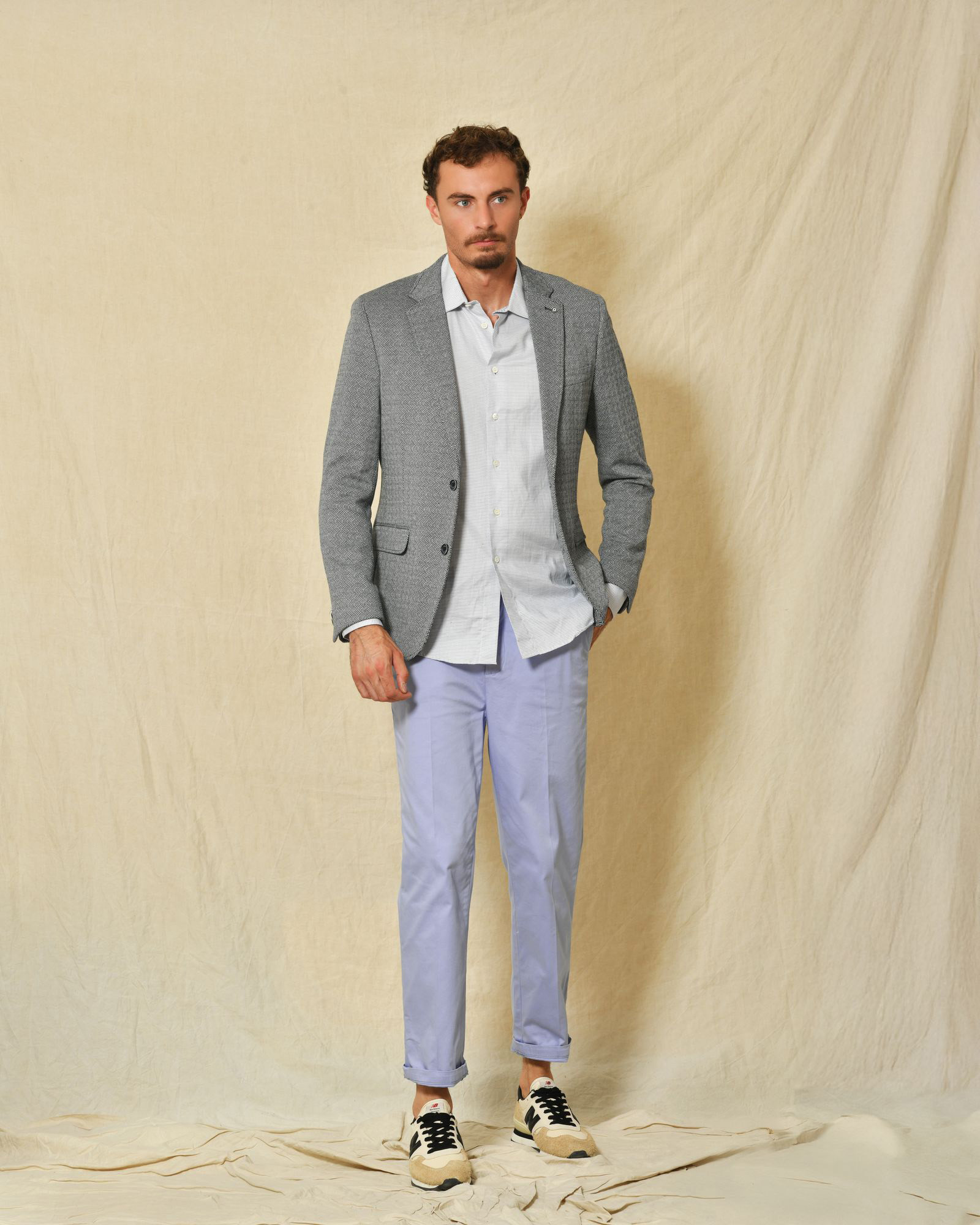 Veste en coton bleu Blue Industry