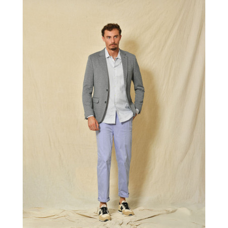 Veste en coton bleu Blue Industry