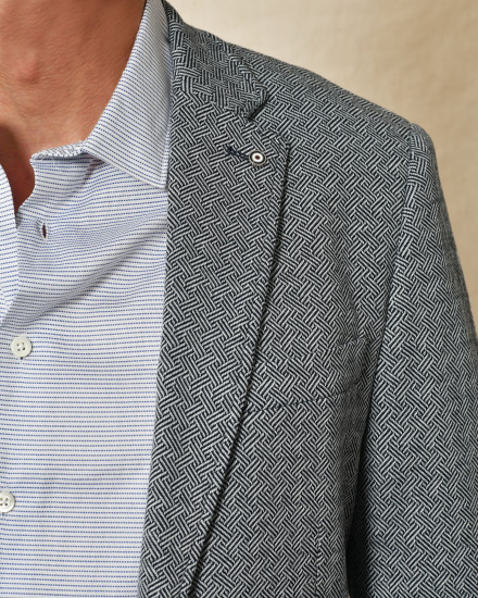 Veste en coton bleu Blue Industry