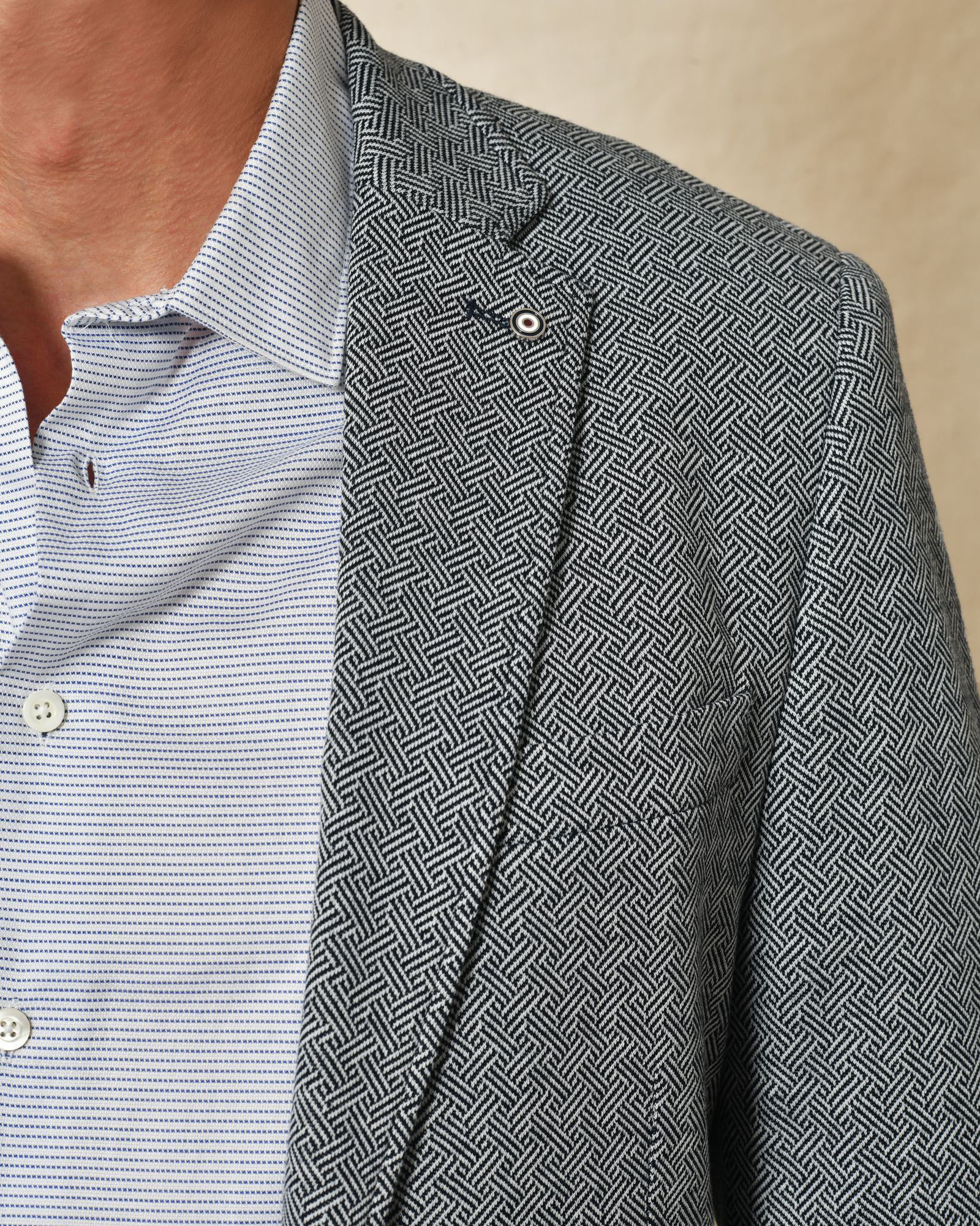 Veste en coton bleu Blue Industry