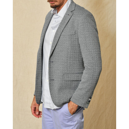 Veste en coton bleu Blue Industry