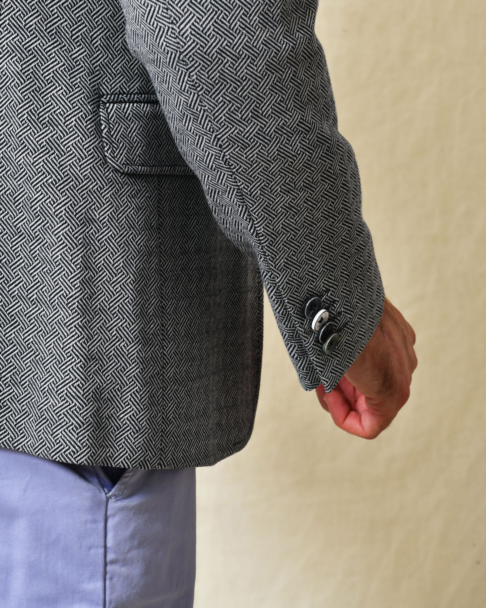 Veste en coton bleu Blue Industry