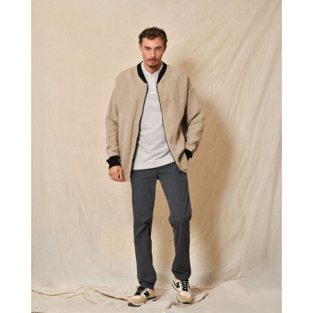 Pantalon en coton gris Band Of Outsiders