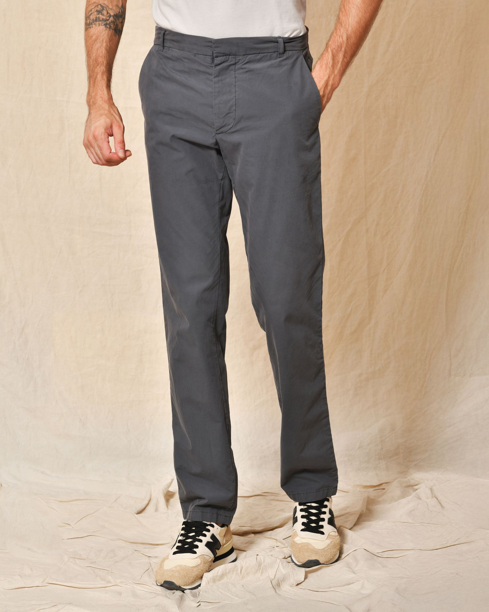 Pantalon en coton gris Band Of Outsiders