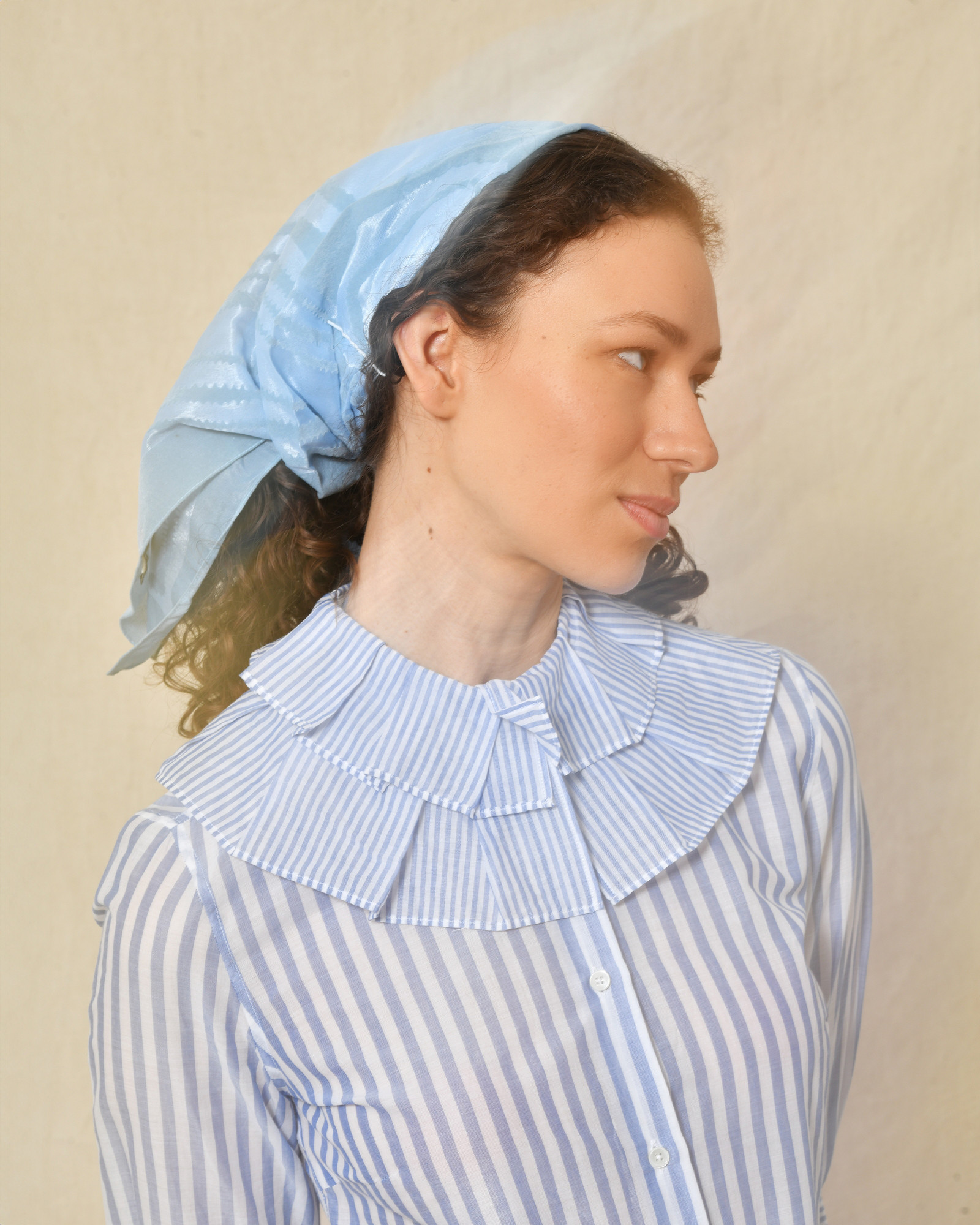 Foulard en microfibre bleu Accessori