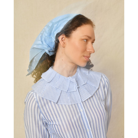 Foulard en microfibre bleu Accessori