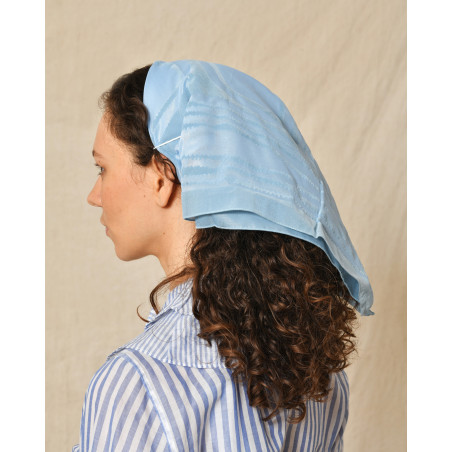 Foulard en microfibre bleu Accessori