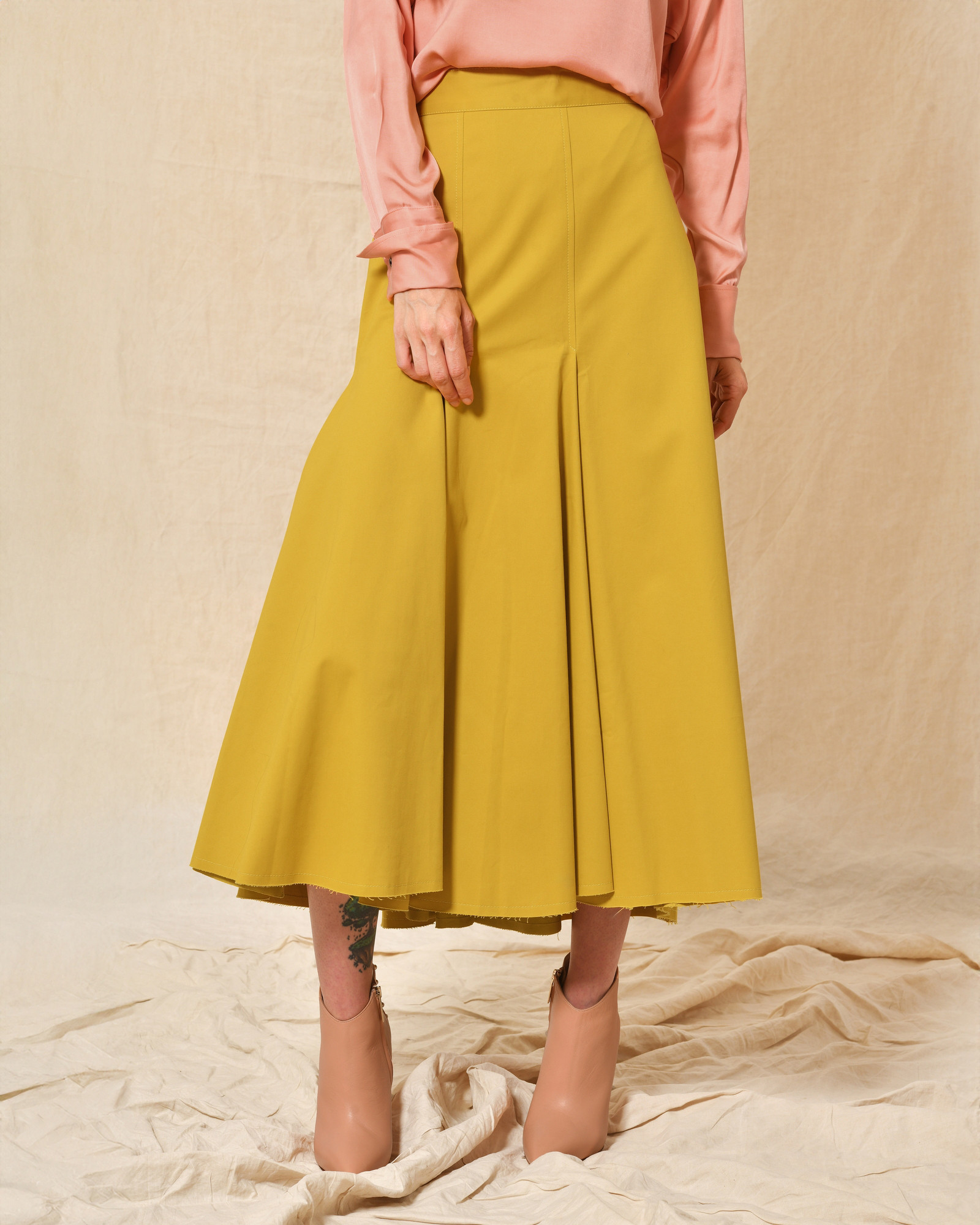 Jupe longue en coton Liviana Conti