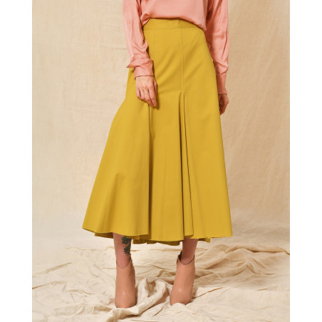 Jupe longue en coton Liviana Conti