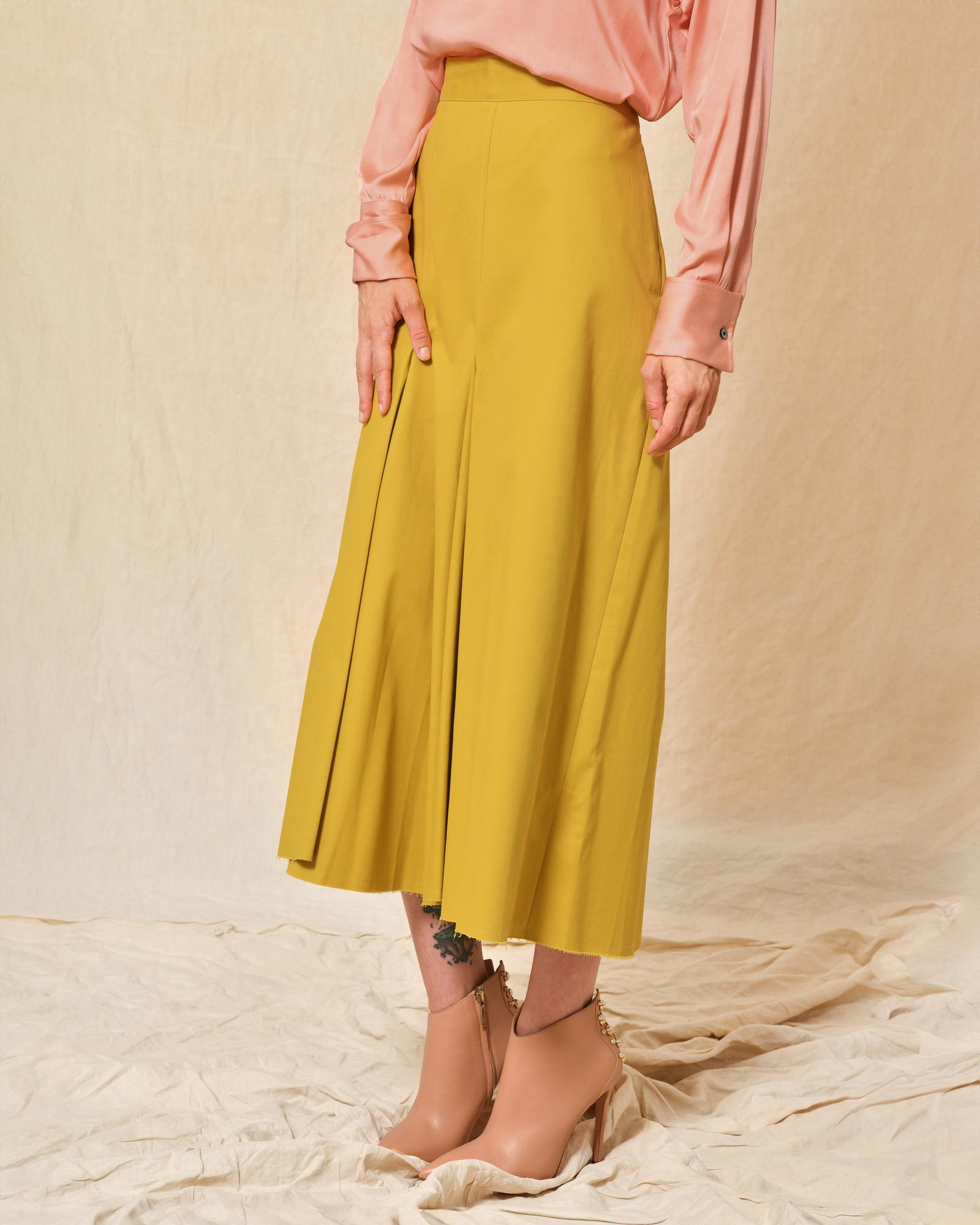 Jupe longue en coton Liviana Conti