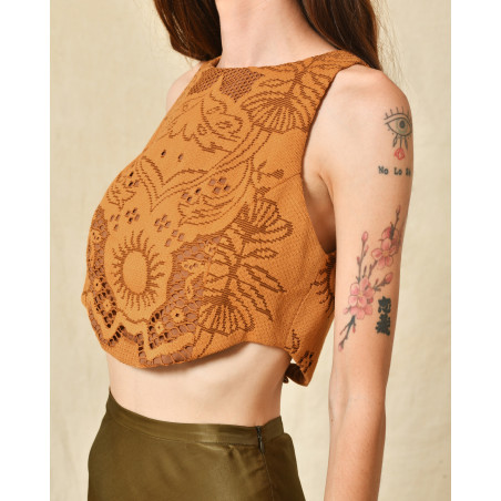 Crop Top brodé Beatrice B