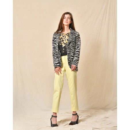 Veste motif zèbre Parosh