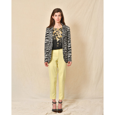 Veste motif zèbre Parosh