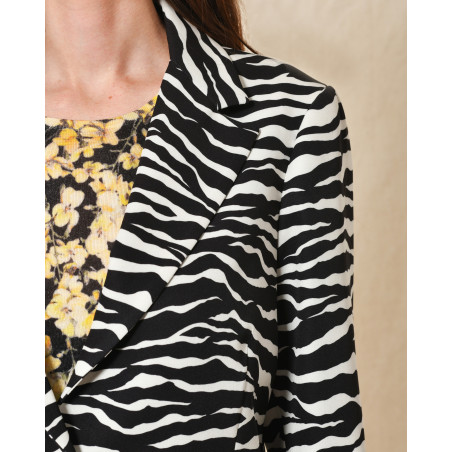 Veste motif zèbre Parosh