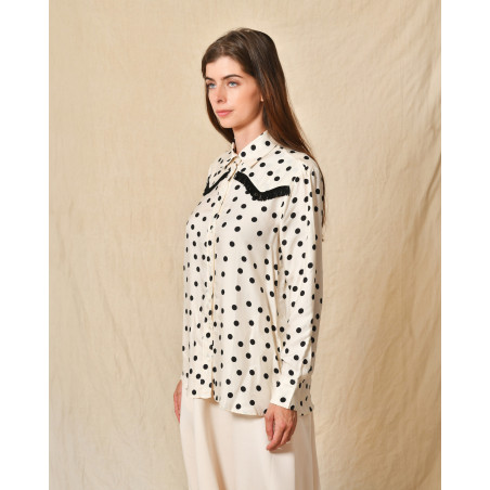 Chemisier à pois Diega