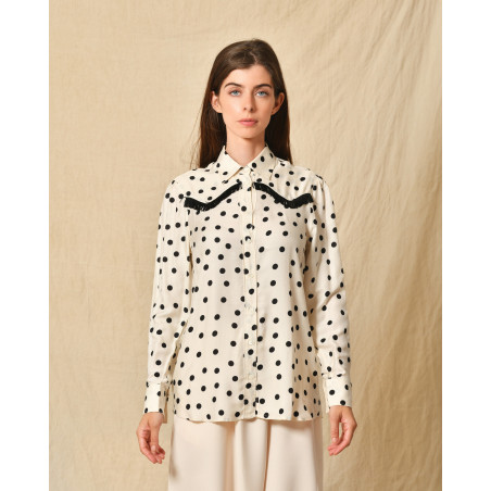 Chemisier à pois Diega