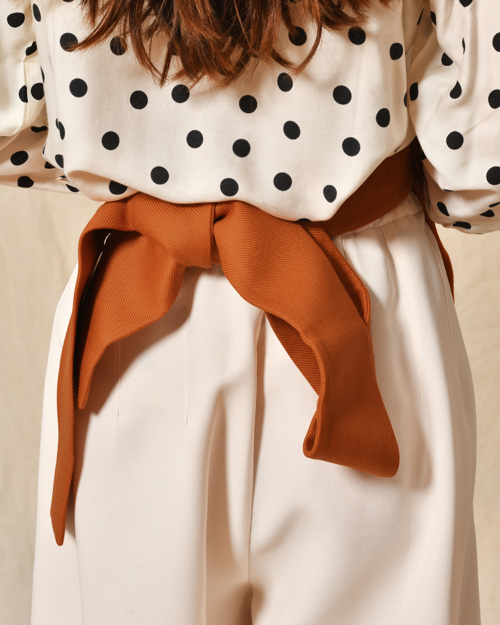 Ceinture en tissu orange Co.Go