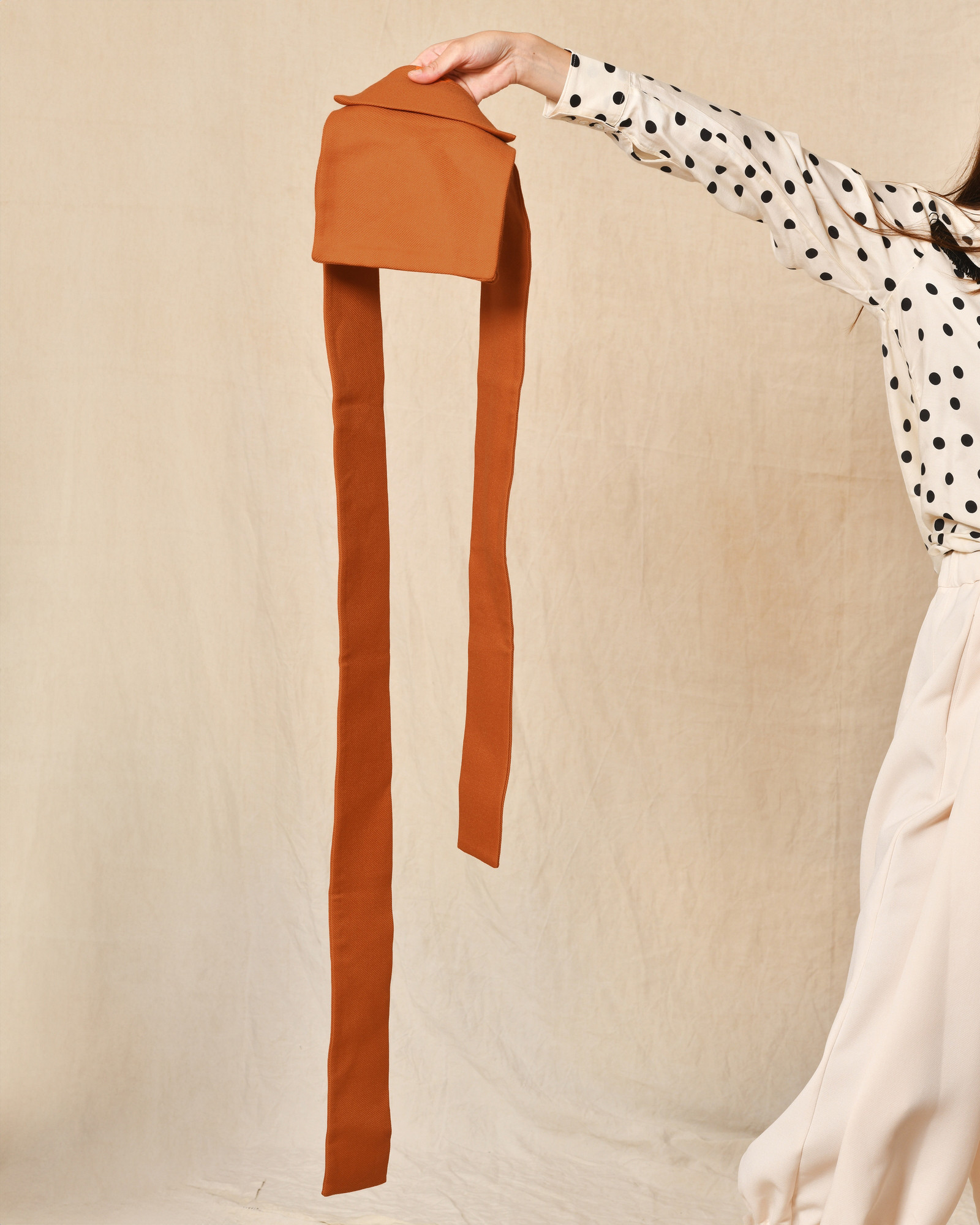 Ceinture en tissu orange Co.Go