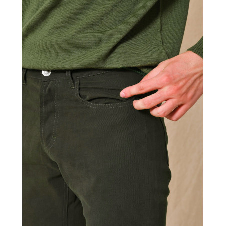 Jean regular kaki Hardy Amies