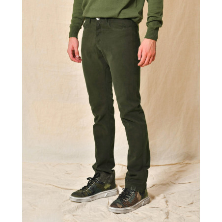 Jean regular kaki Hardy Amies