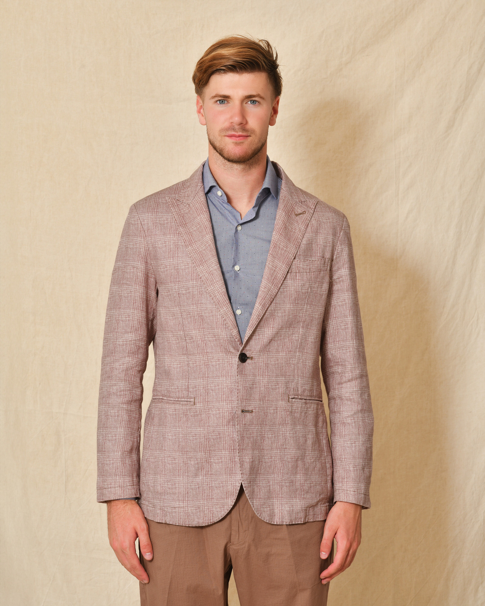 Blazer en lin rouge AT.P.CO