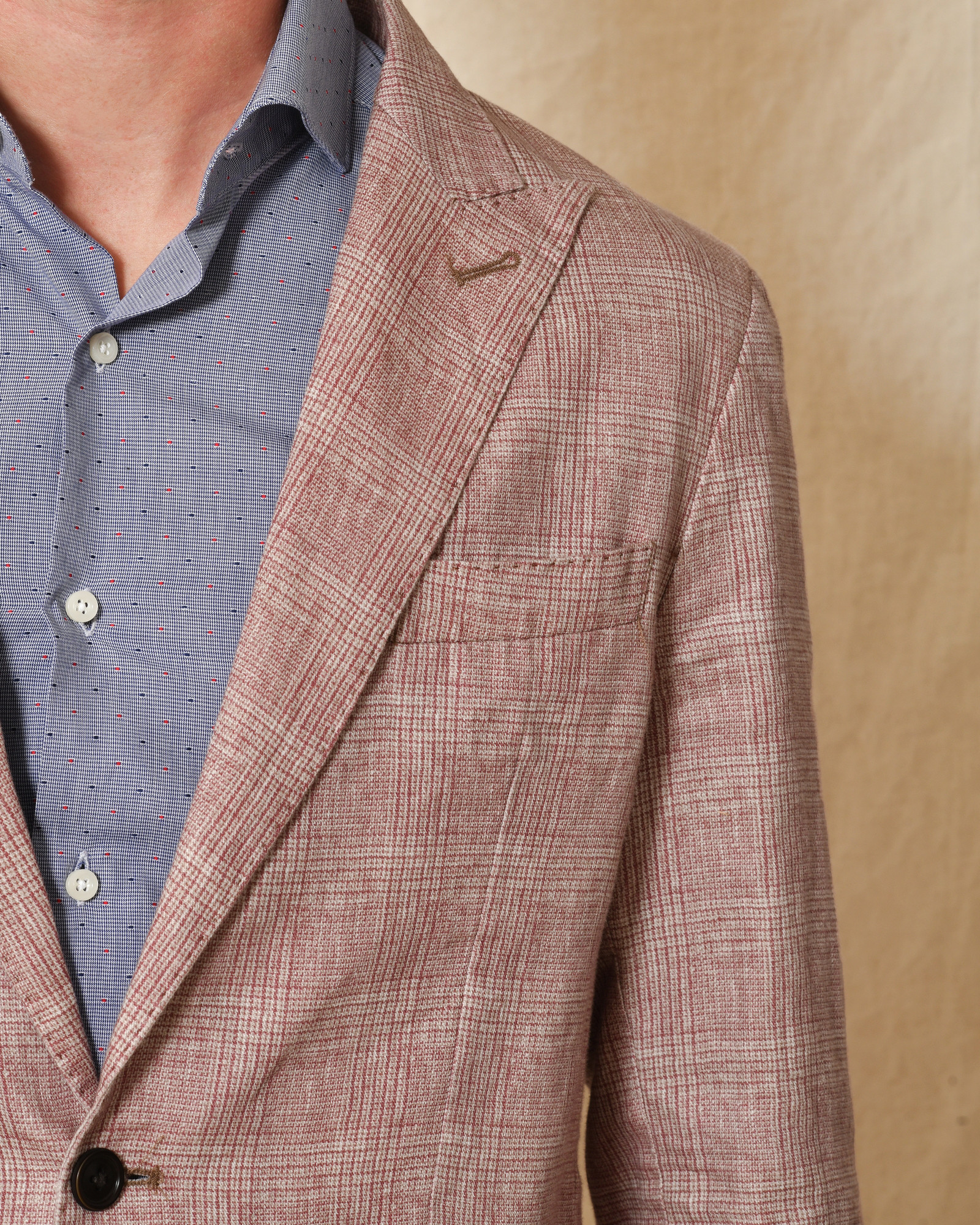 Blazer en lin rouge AT.P.CO