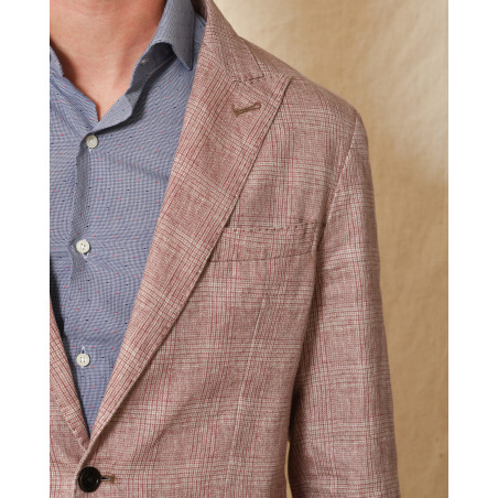 Blazer en lin rouge AT.P.CO