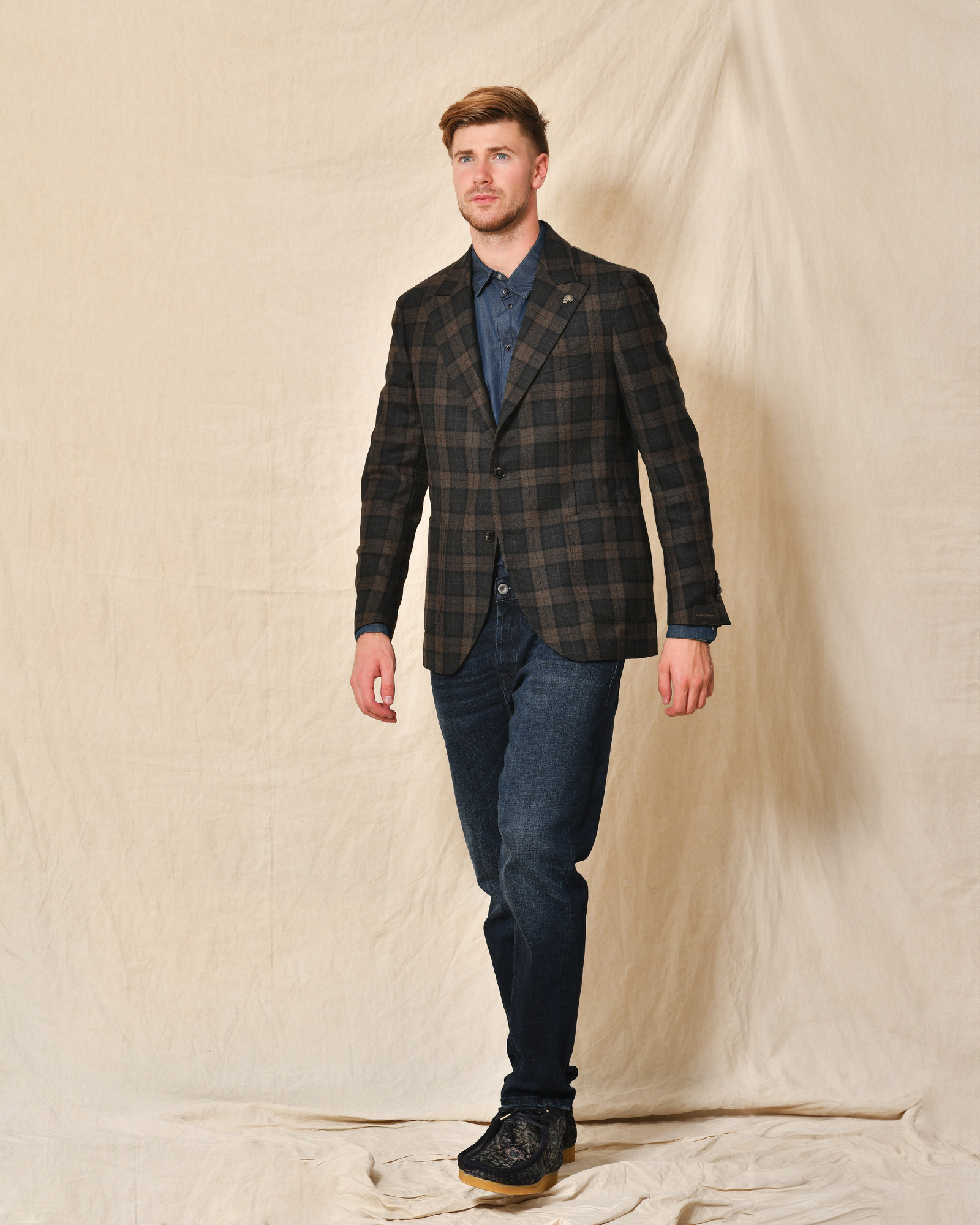 Chemise en coton bleu Daniele Alessandrini