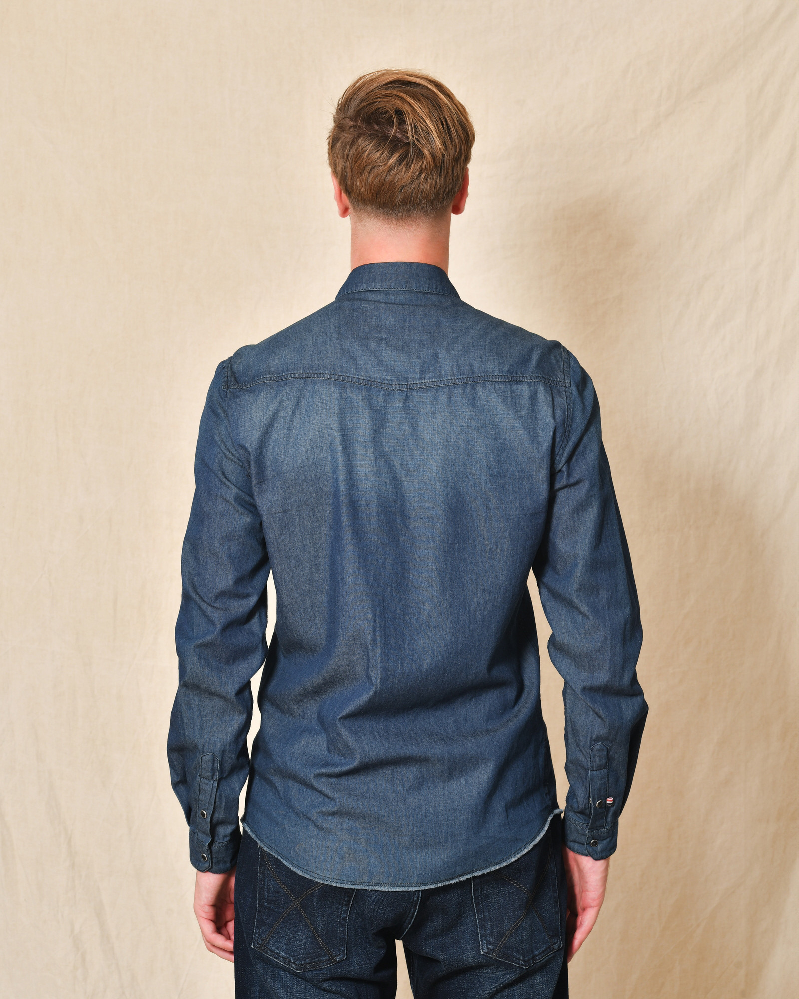 Chemise en coton bleu Daniele Alessandrini