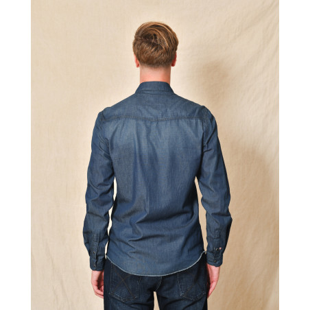 Chemise en coton bleu Daniele Alessandrini