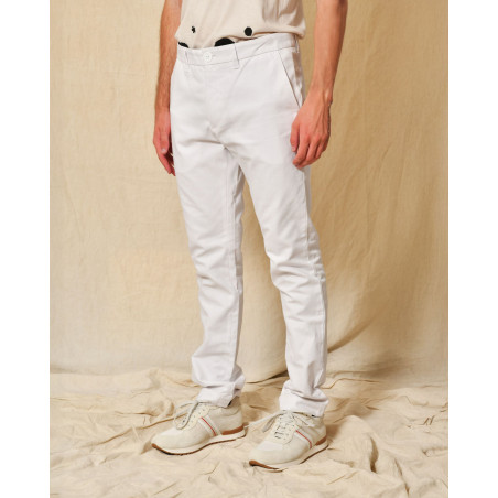 Jean en coton blanc JC De Castelbajac