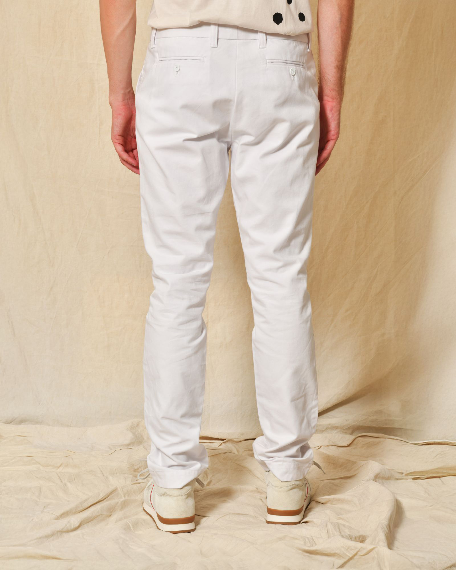 Jean en coton blanc JC De Castelbajac