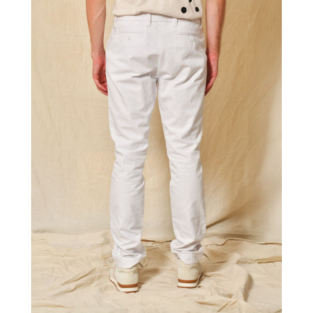 Jean en coton blanc JC De Castelbajac