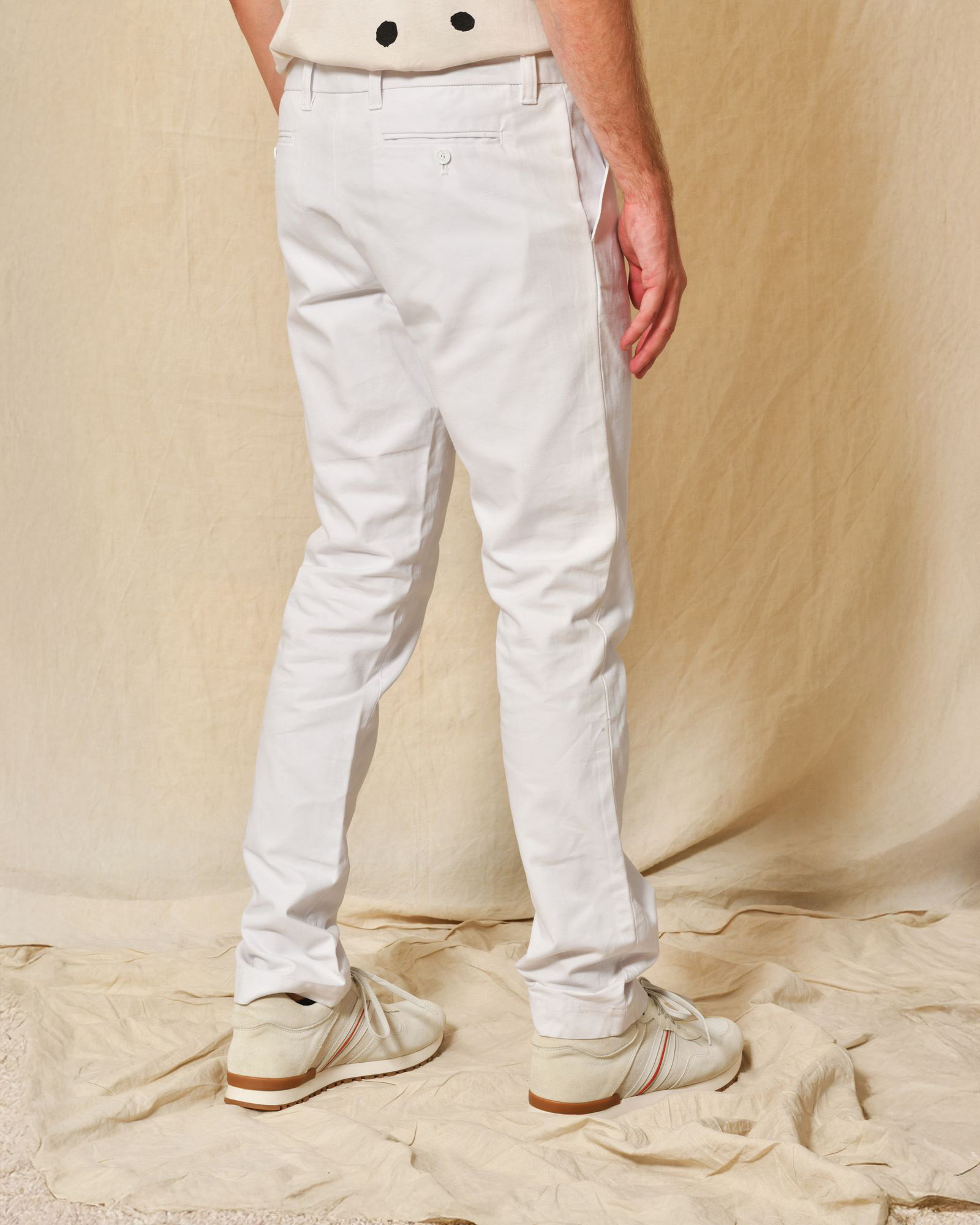 Jean en coton blanc JC De Castelbajac