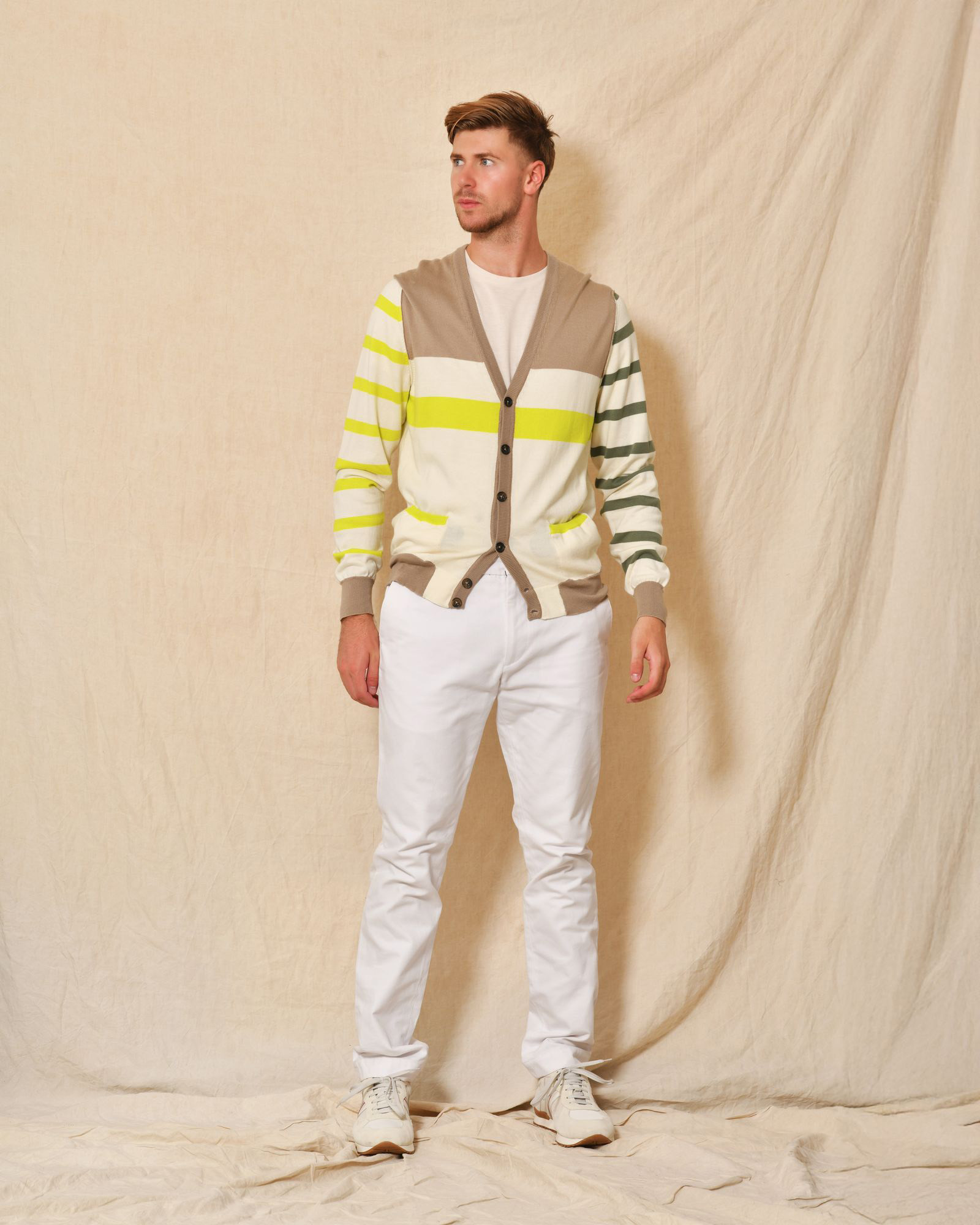 Jean en coton blanc JC De Castelbajac