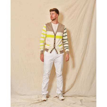 Jean en coton blanc JC De Castelbajac