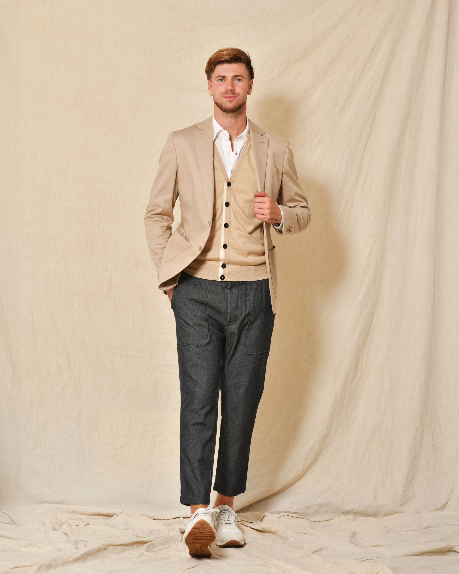 Veste en coton beige Hydrogen