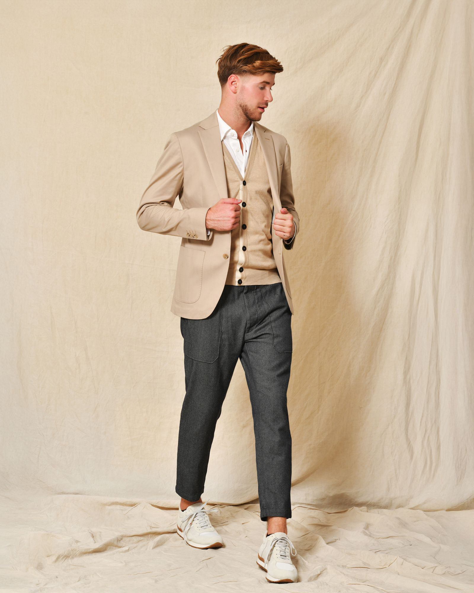 Gilet en maille fine sans manches Soho