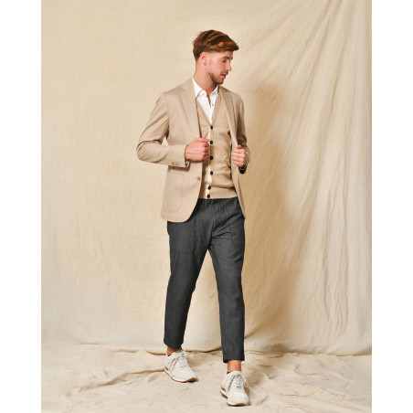 Gilet en maille fine sans manches Soho