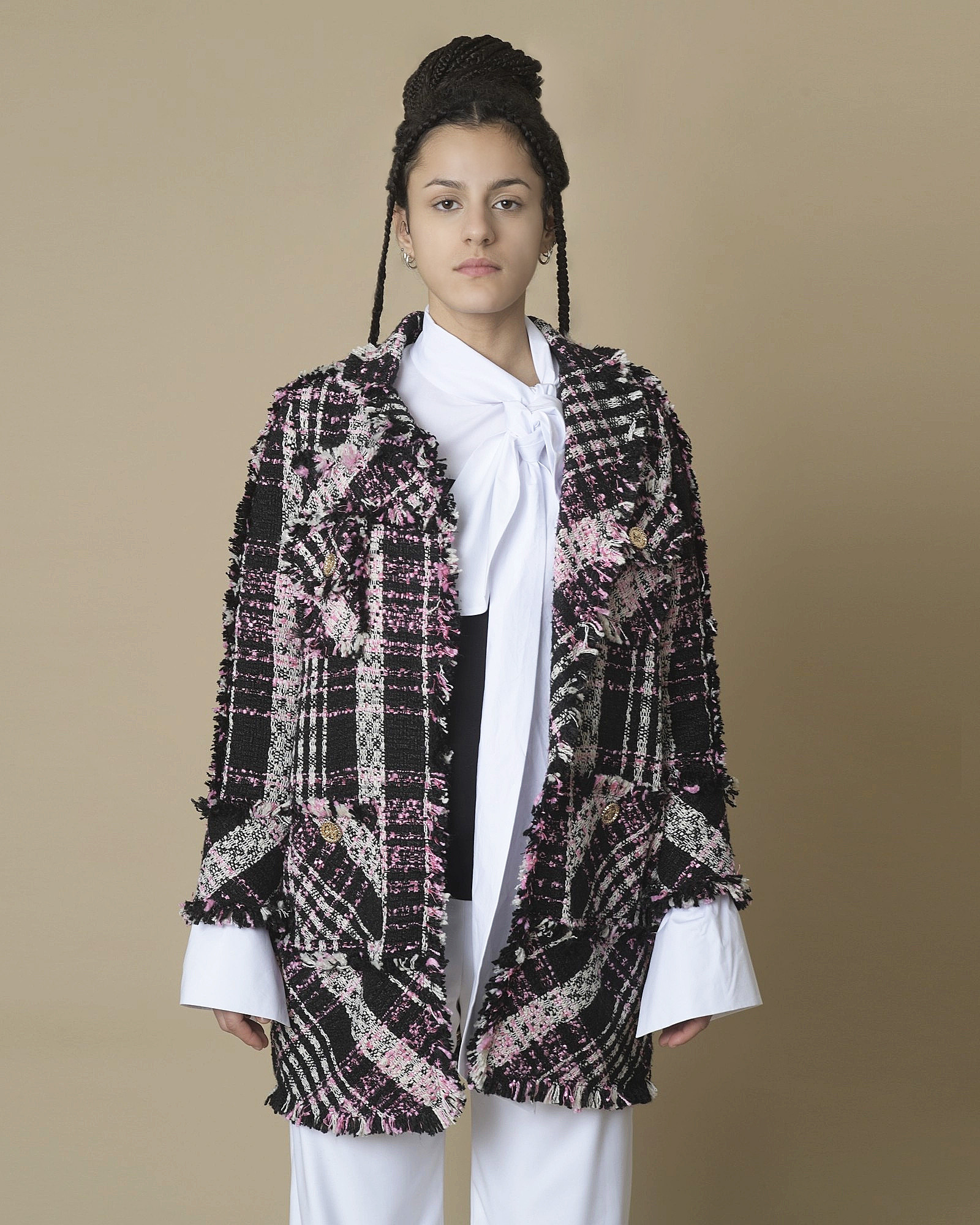 Veste en tweed Edward Achour