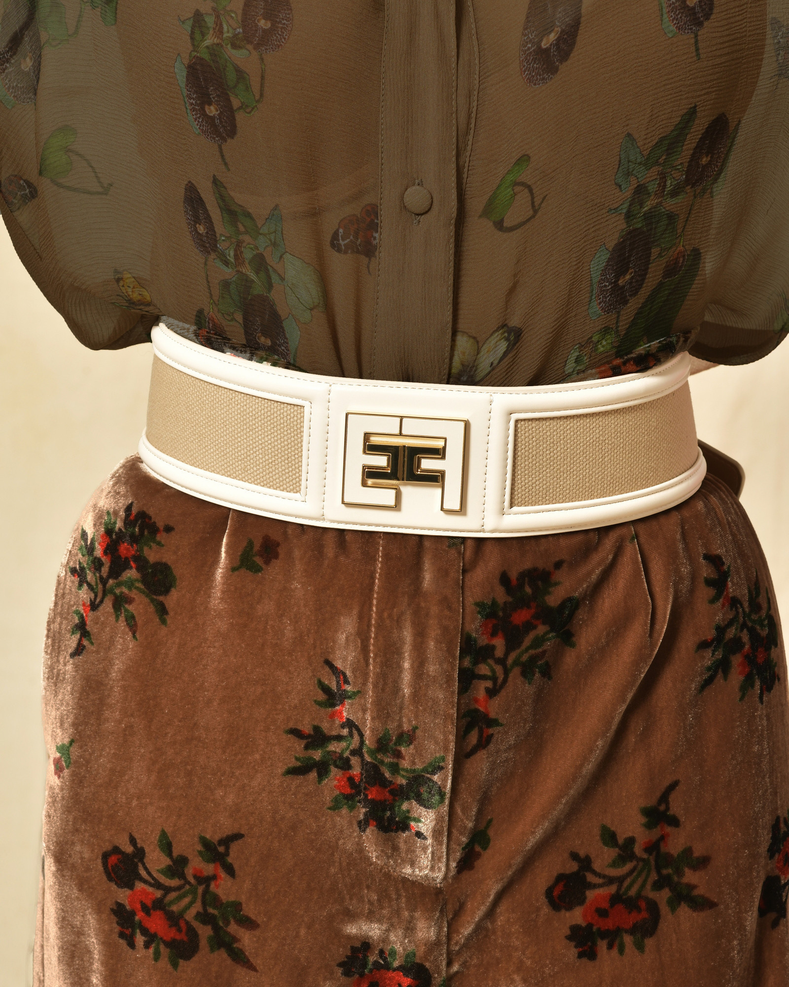 Ceinture beige Elisabetta Franchi