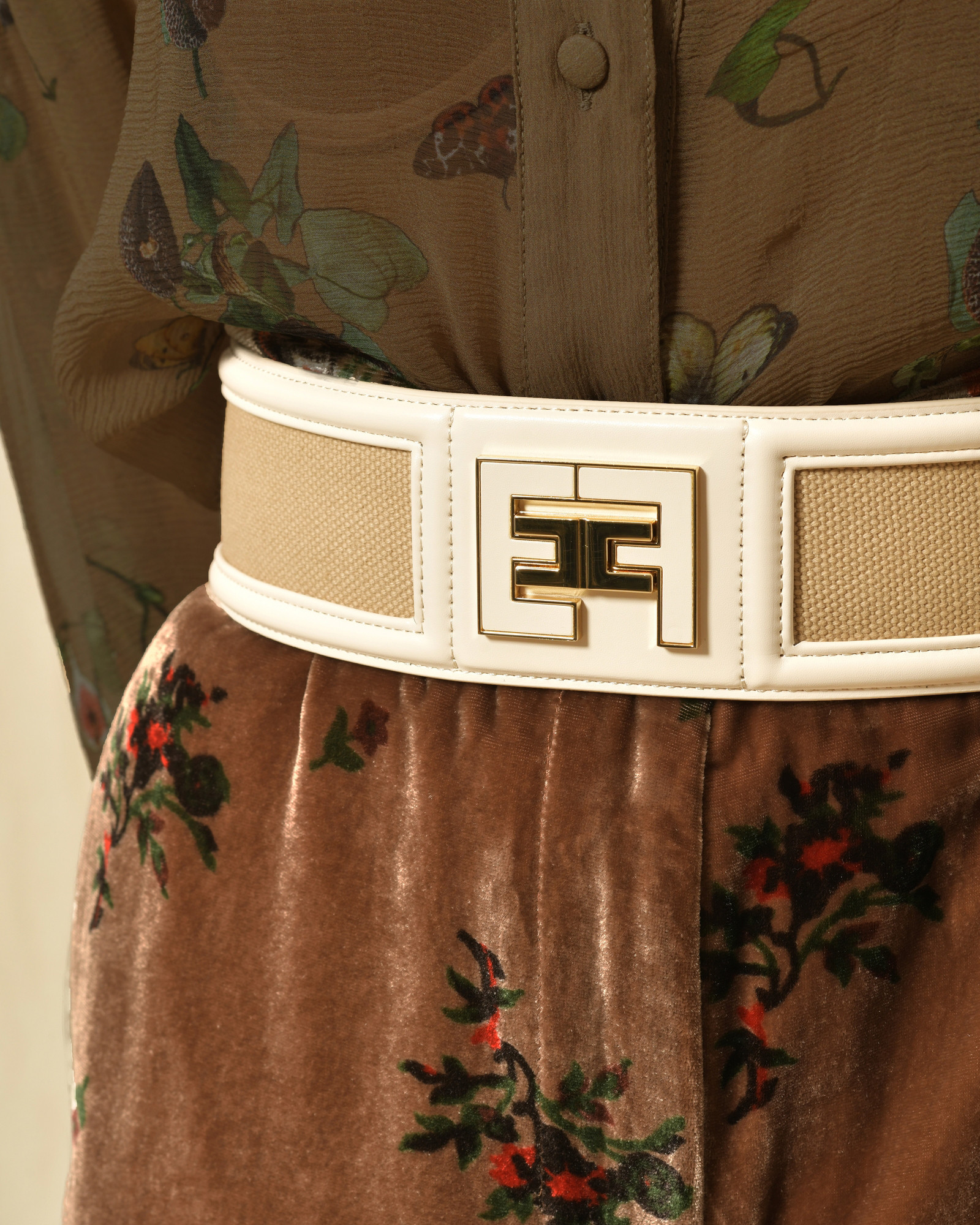 Ceinture beige Elisabetta Franchi