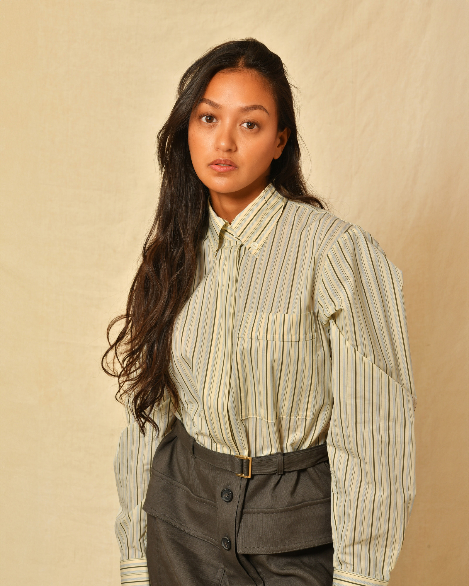 Robe en lin et viscose Lorena Antoniazzi