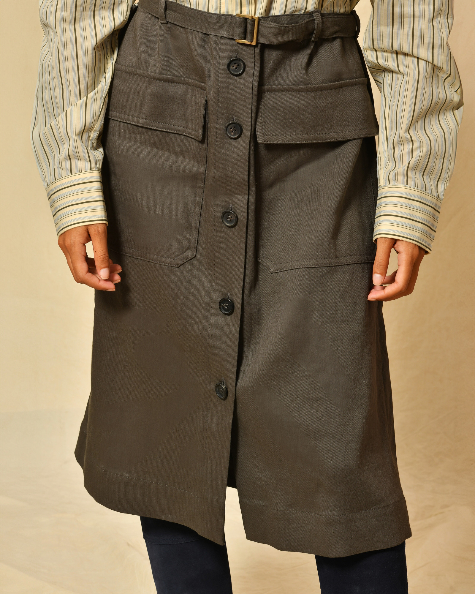 Robe en lin et viscose Lorena Antoniazzi